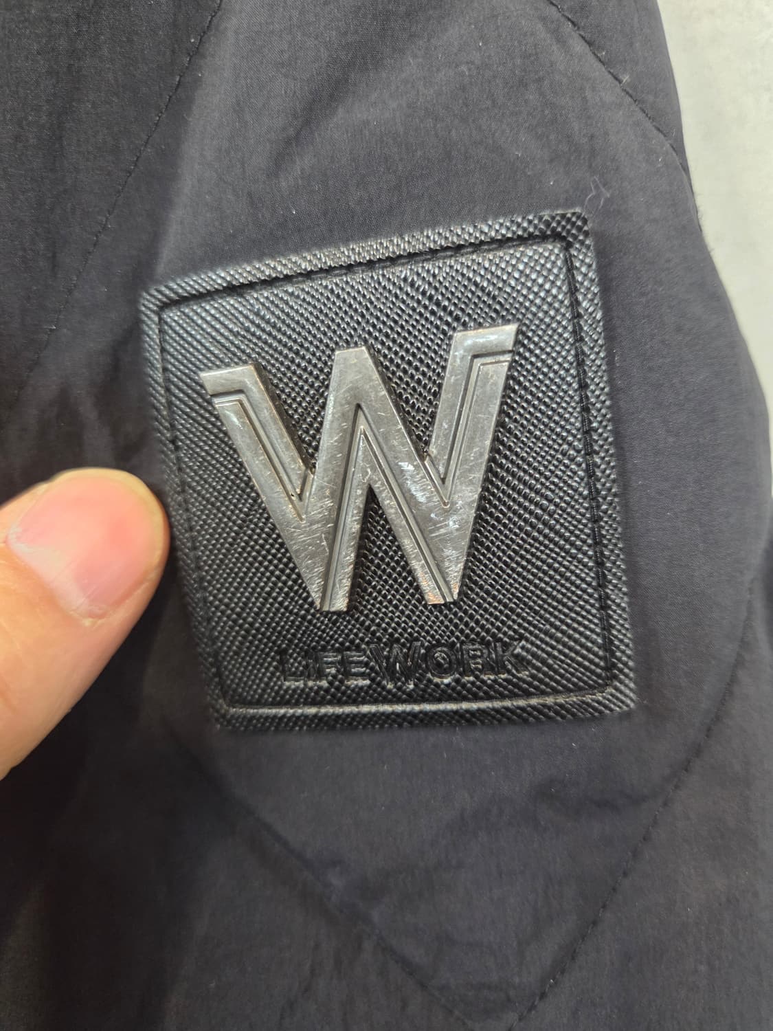 라이프워크 유넥 다이아몬드 퀄팅 다운자켓 L 상품이미지7