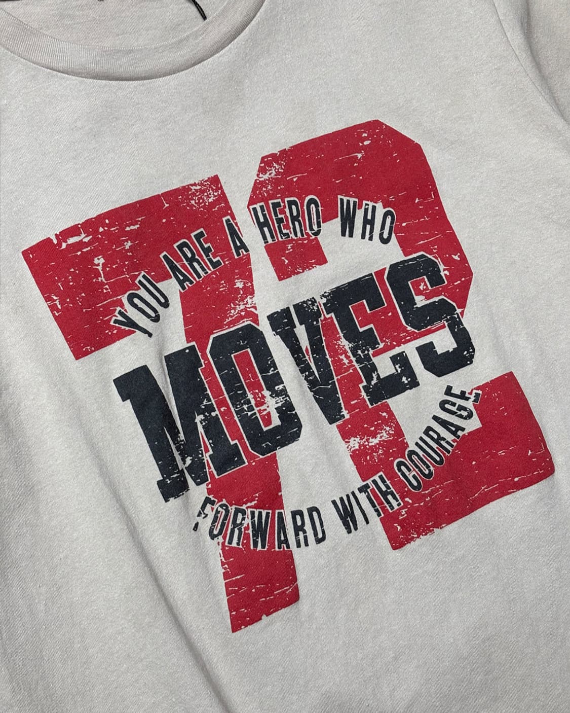 일본빈티지 크랙 반팔 티셔츠 상품이미지3