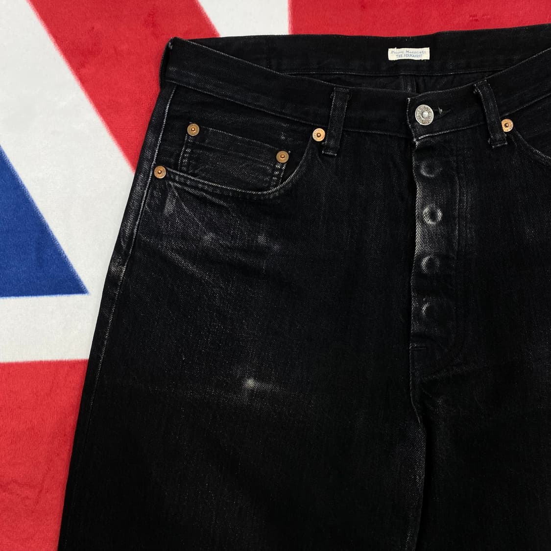 피그벨 흑청 데님팬츠 32 상품이미지4