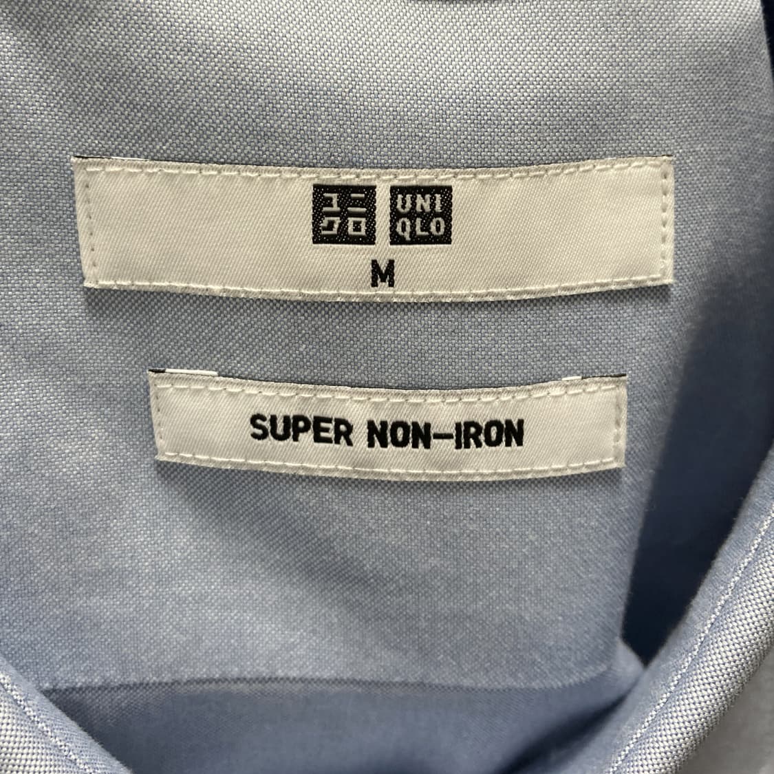 유니클로 택새상품 남성 슈퍼넌아이론 셔츠 M  상품이미지4