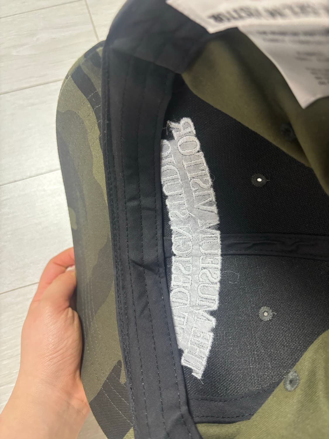 더뮤지엄비지터 카모캡 상품이미지2