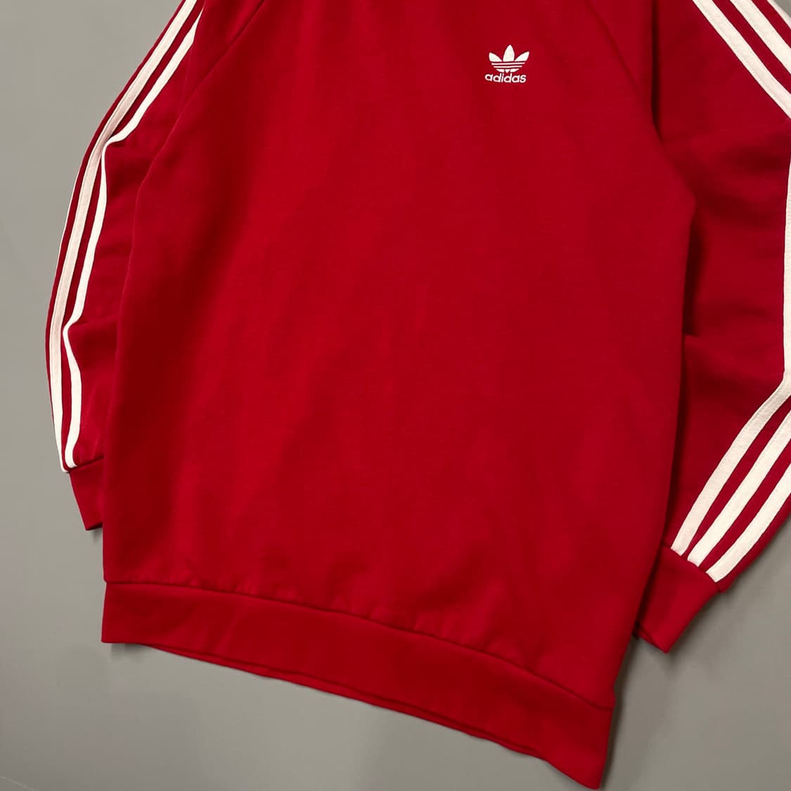 아디다스 삼선 맨투맨 레드 XL [040104] 상품이미지4