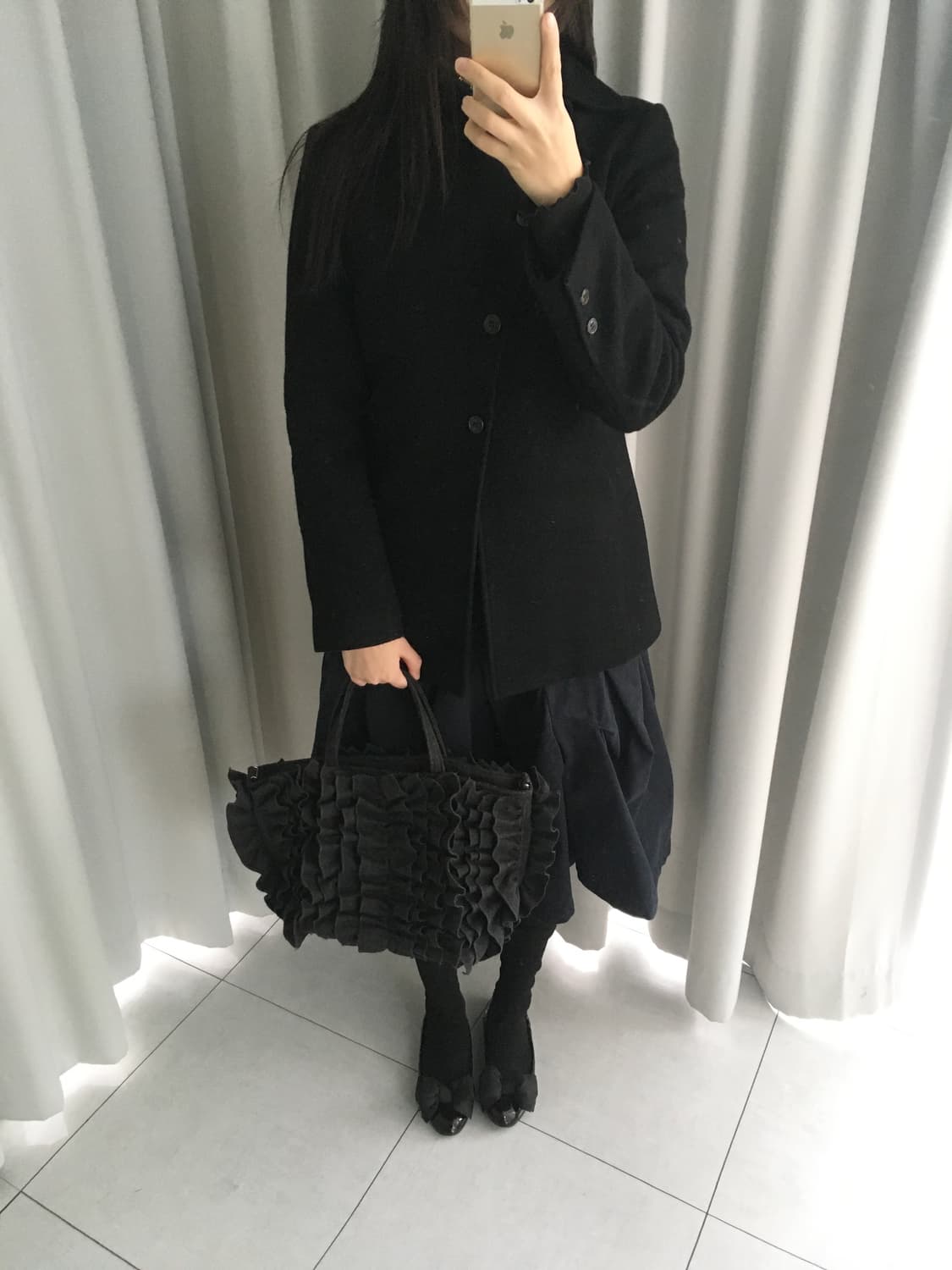 Ray Beams 레이빔즈 그레이 프릴백 상품이미지5