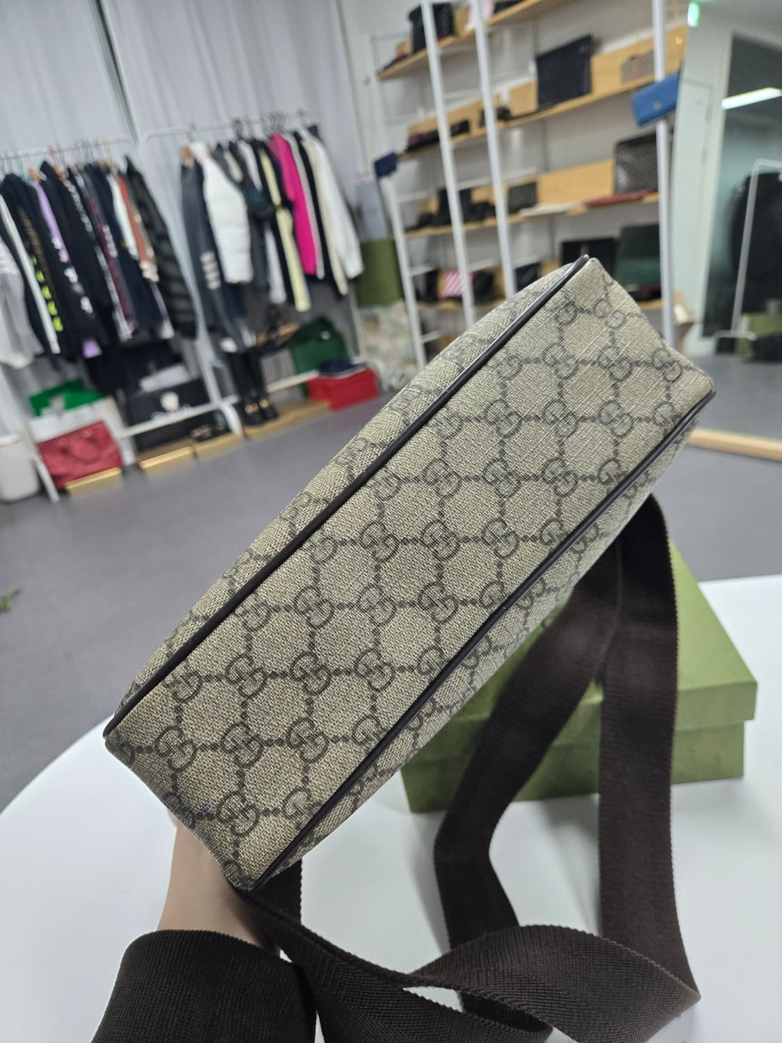 [A급컨디션] 구찌 시그니처 메신저백 상품이미지5