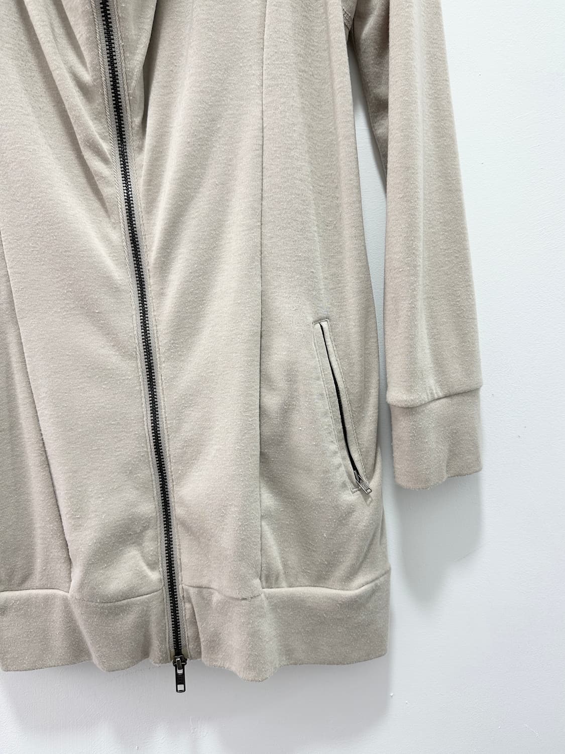 Asymmetric drape raccoon fur cardigan 상품이미지6