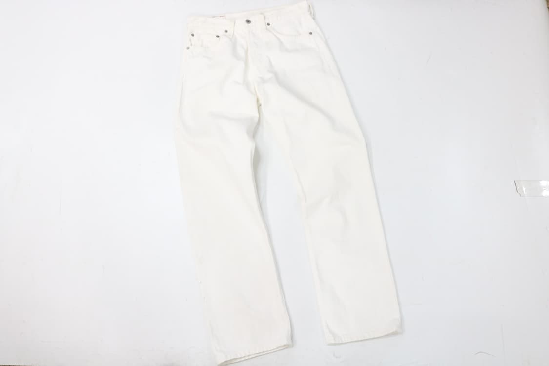 리바이스 빈티지 501 화이트 데님 팬츠 (W32 L32) 상품이미지2