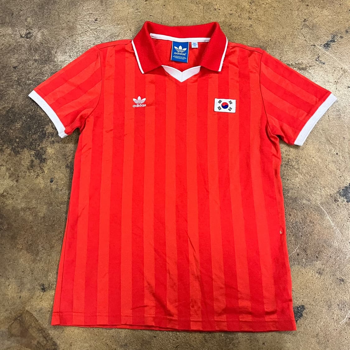 [정품/100] 아디다스 대한민국 국대 차범근 축구 유니폼 반팔 b14 상품이미지2