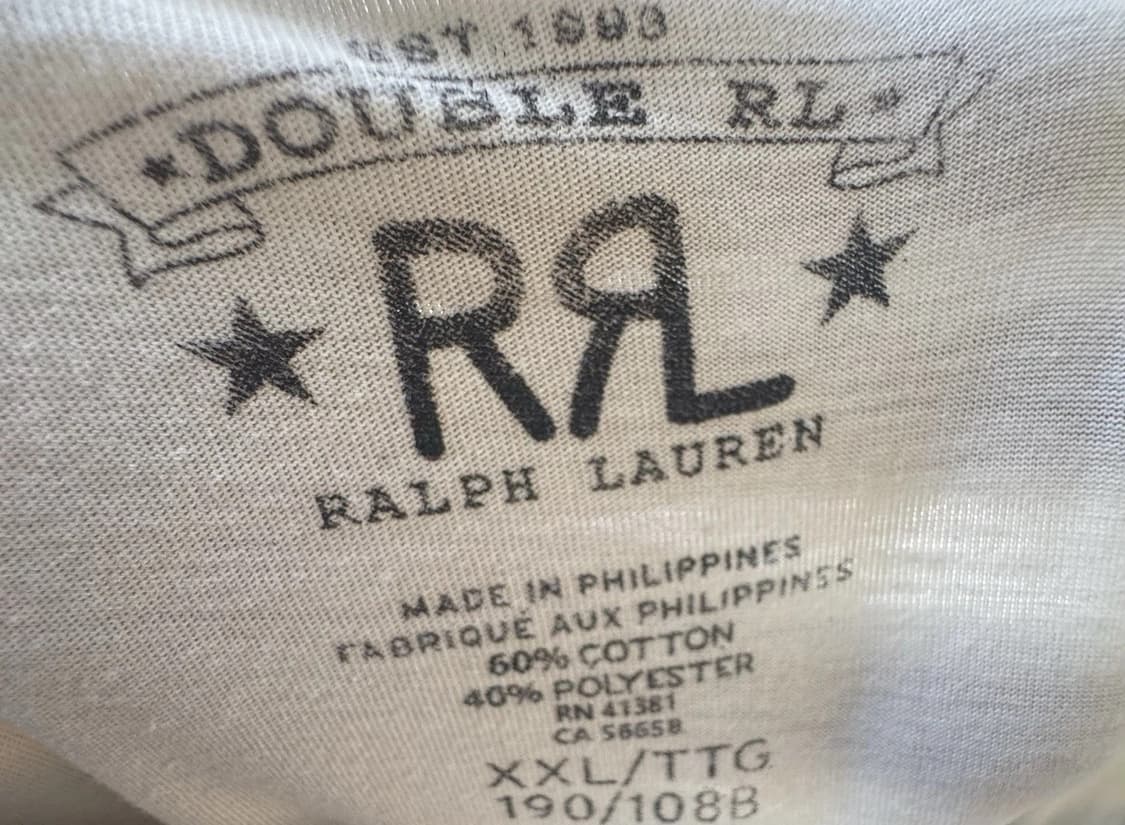 2XL 더블알엘 윙 로고 저지 티셔츠 상품이미지3