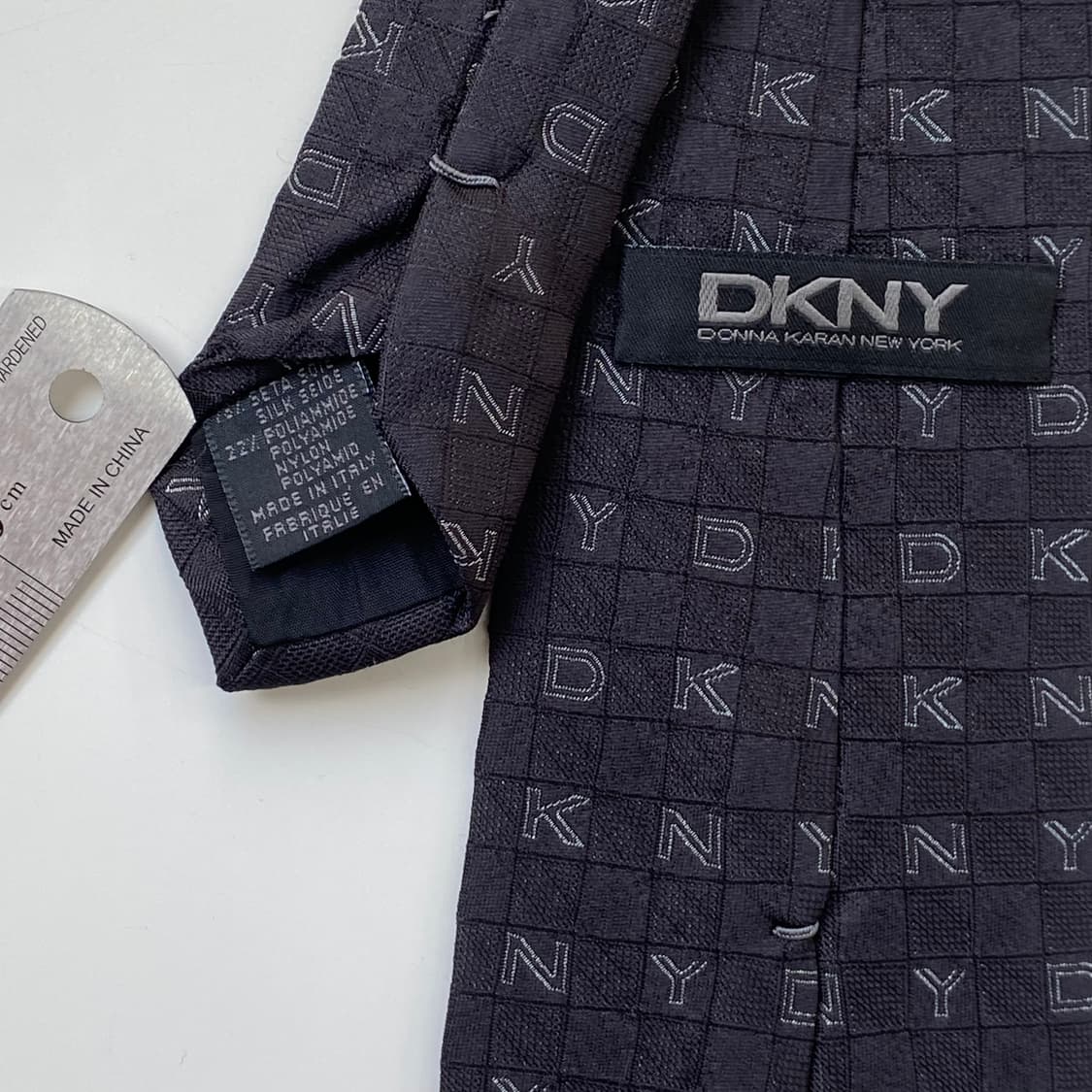 DKNY 명품 정품 블랙 넥타이 상품이미지5