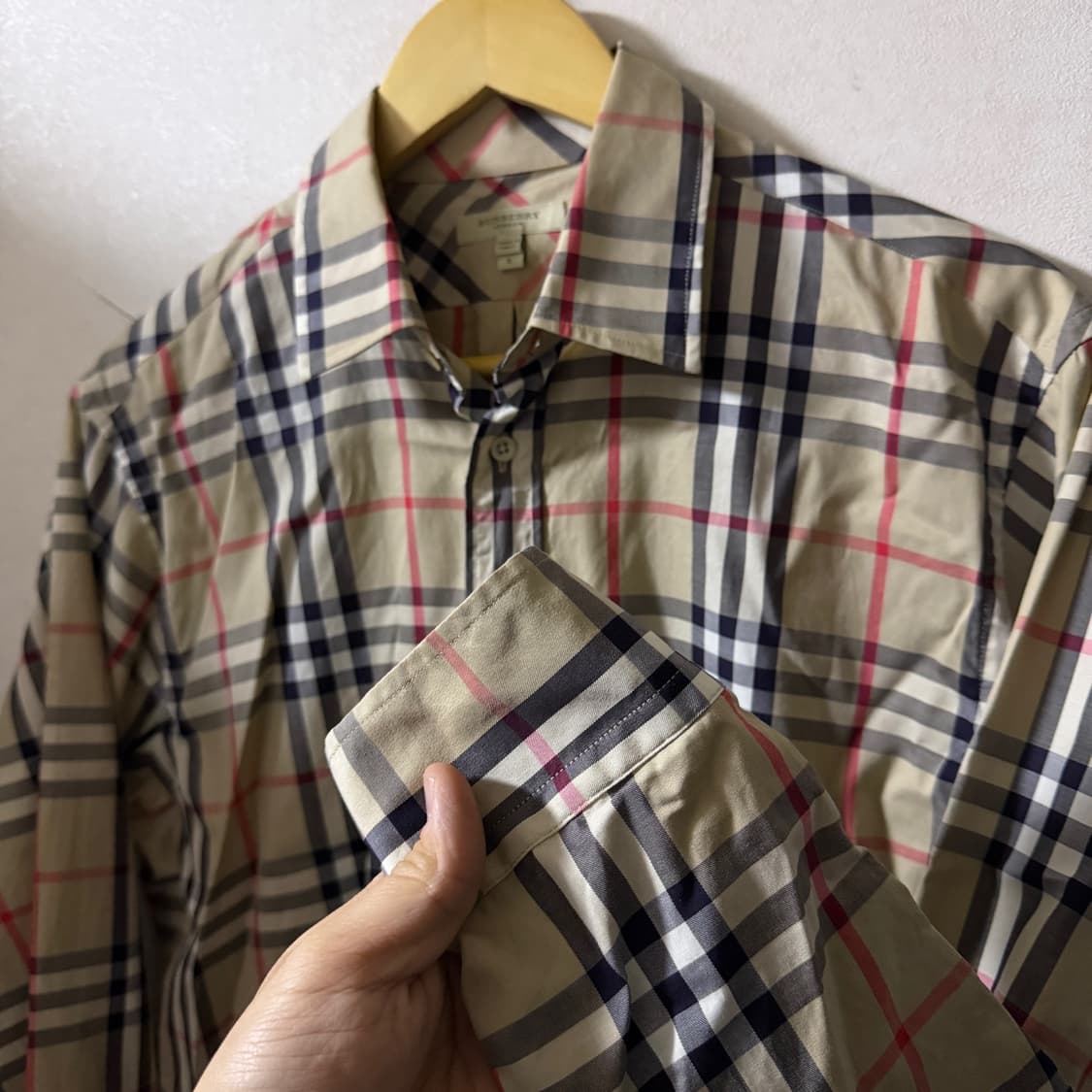 버버리 남성 노바체크 드레스 셔츠 L (105정도) 상품이미지4