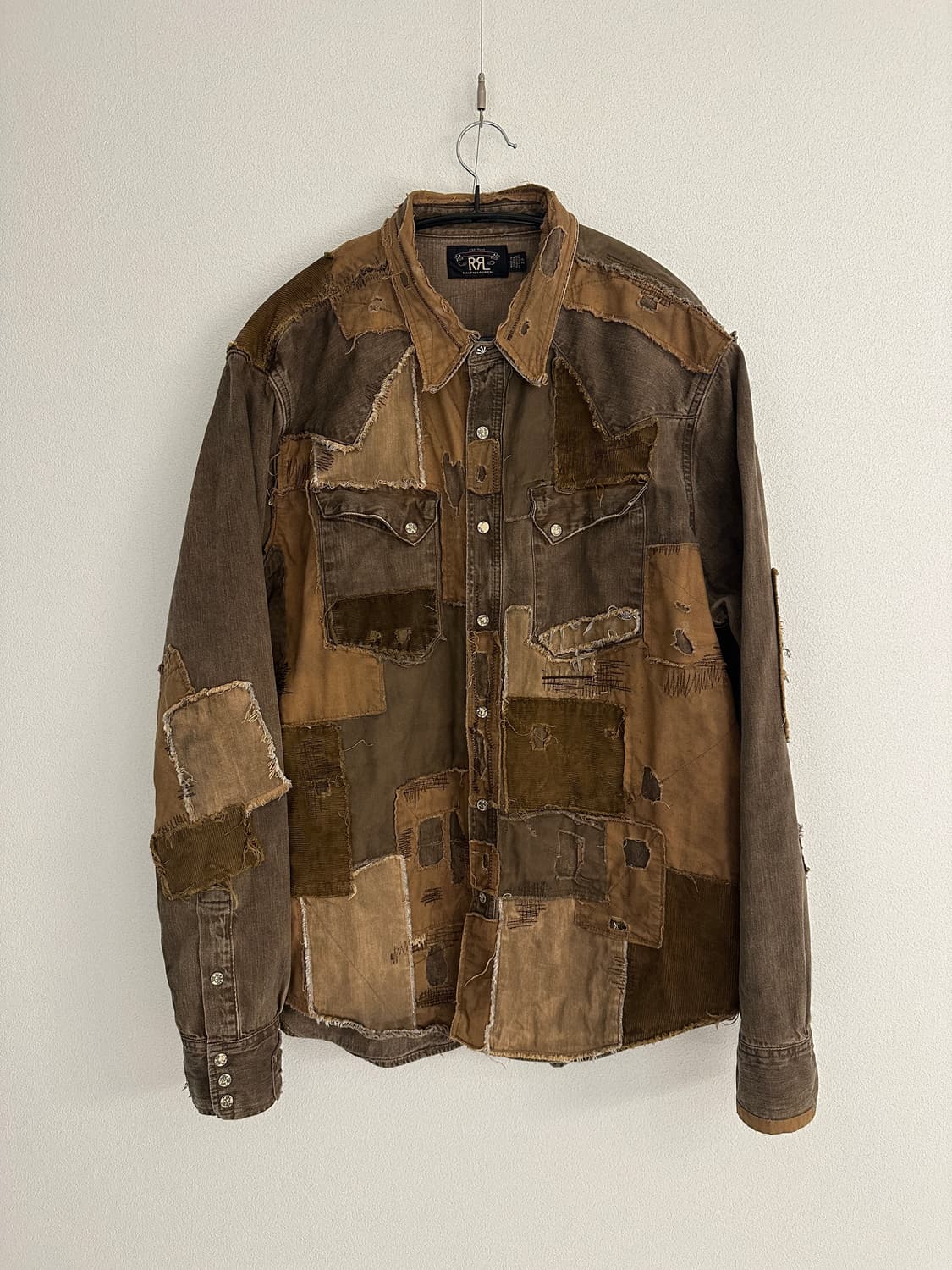 더블알엘 리미티드 패치워크 웨스턴셔츠 상품이미지1