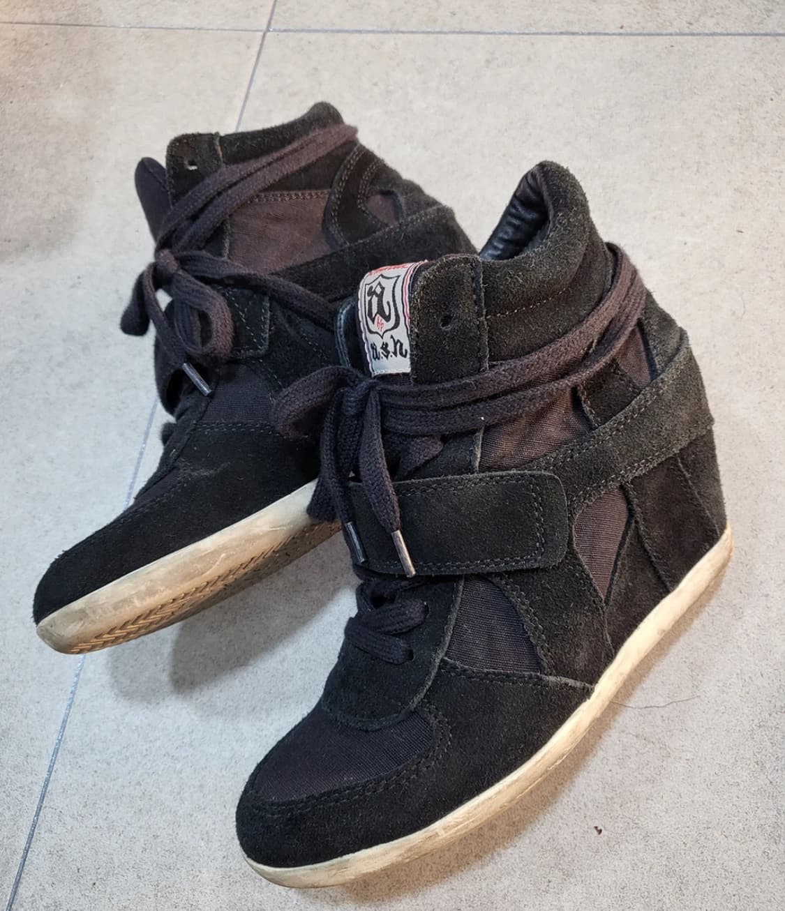 Ash 아쉬 bowie 웨지힐 스니커즈 스웨이드 37 (235-240) 상품이미지2