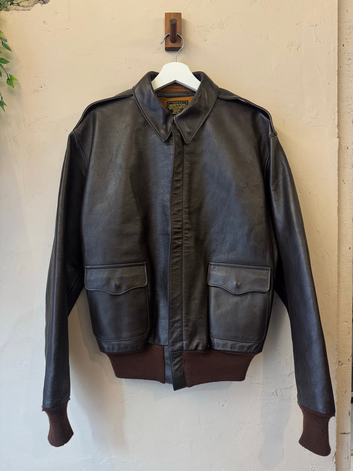 구 리얼 맥코이 A-2 레더 자켓 44 XXL 상품이미지1