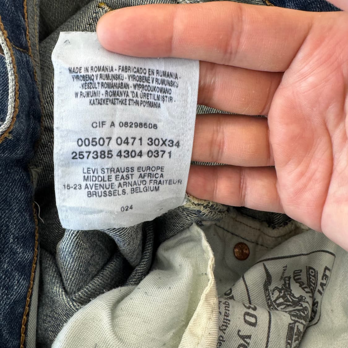 리바이스 507 부츠컷 데님 (30)   상품이미지6