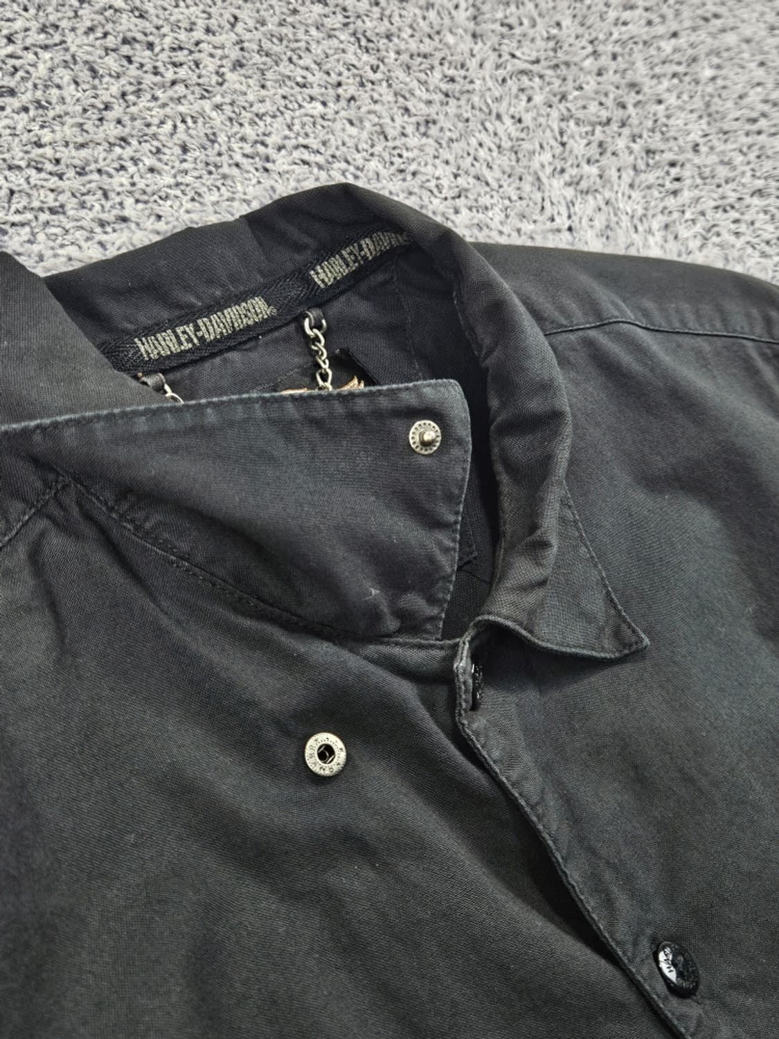 할리데이비슨 바이커 하프 반팔 셔츠 ( L ) / 11818 상품이미지8