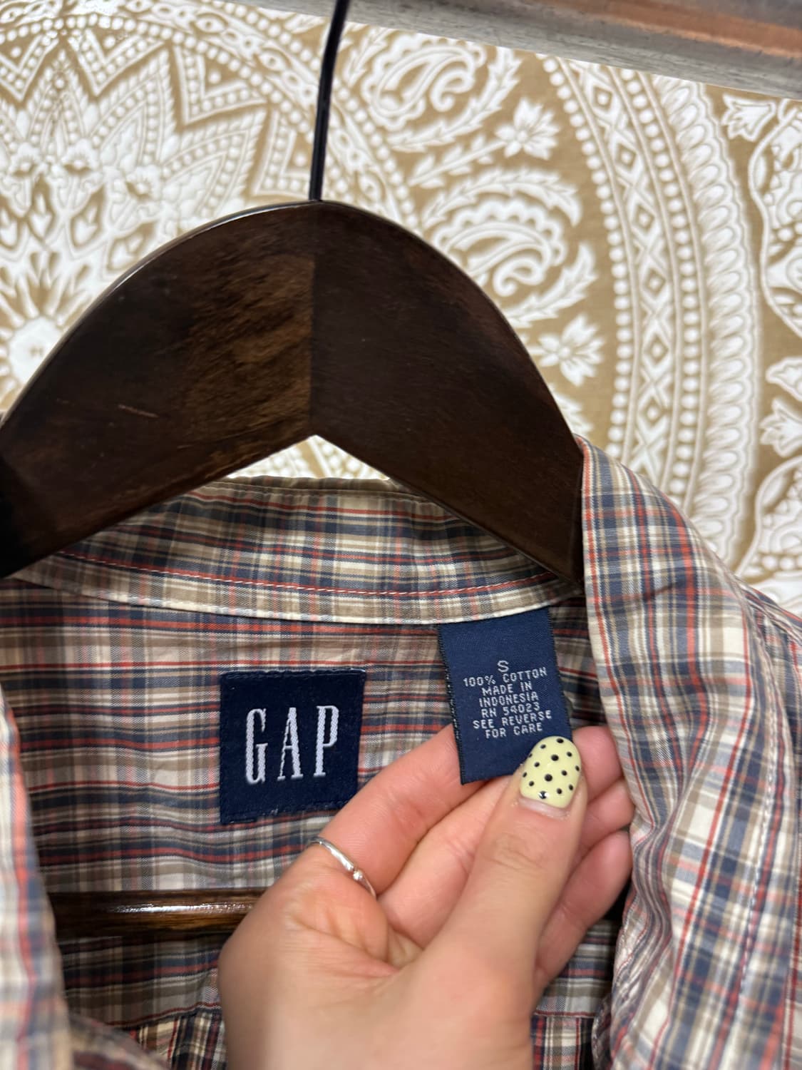 갭 Gap 빈티지 체크 셔츠  상품이미지4