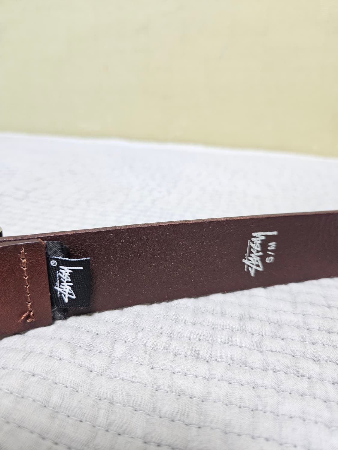 [S/M] 스투시 메탈 S팁 벨트 데저트 stussy metal belt 상품이미지3