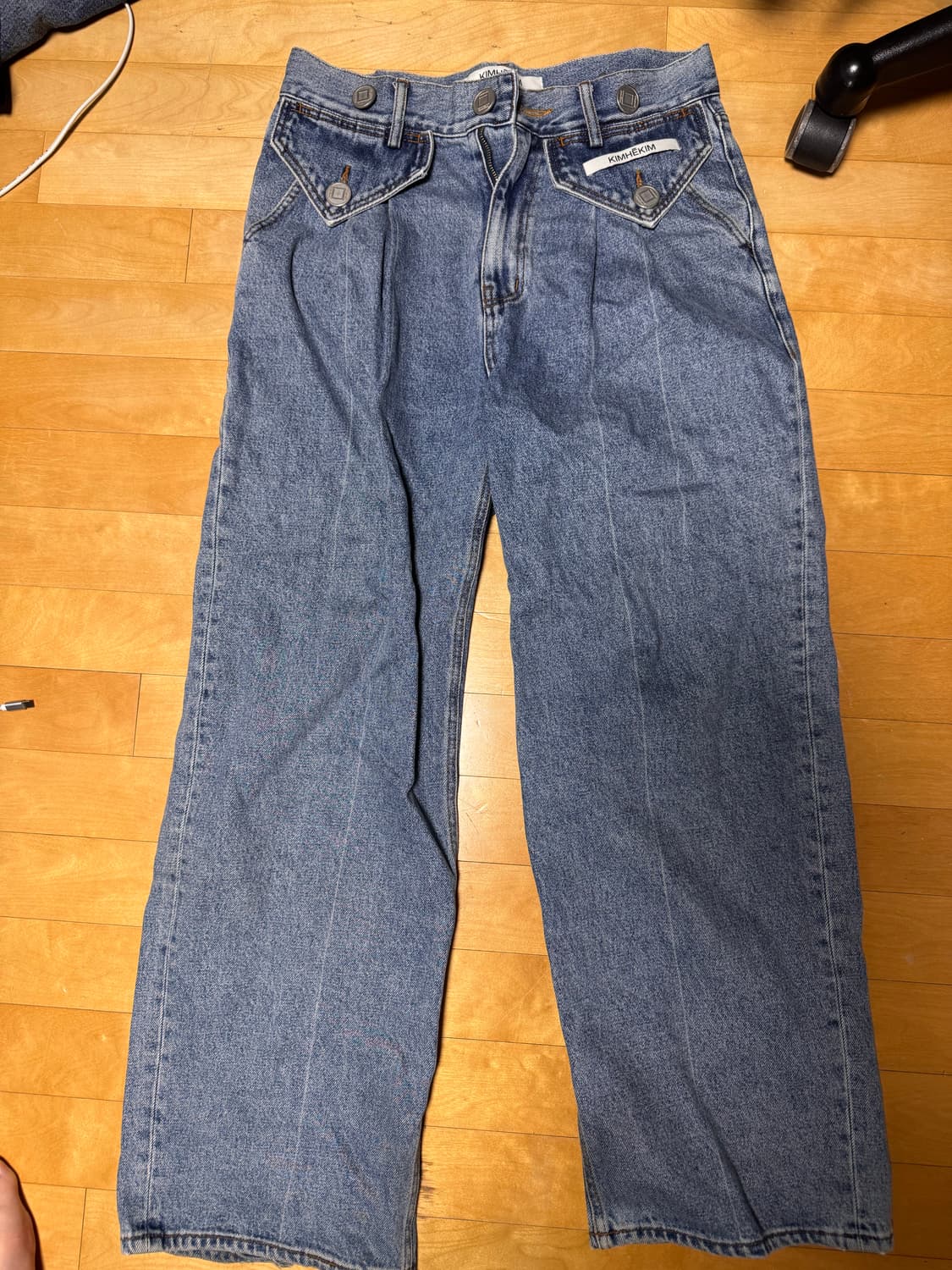 김해김 데님 오버롤 상품이미지1