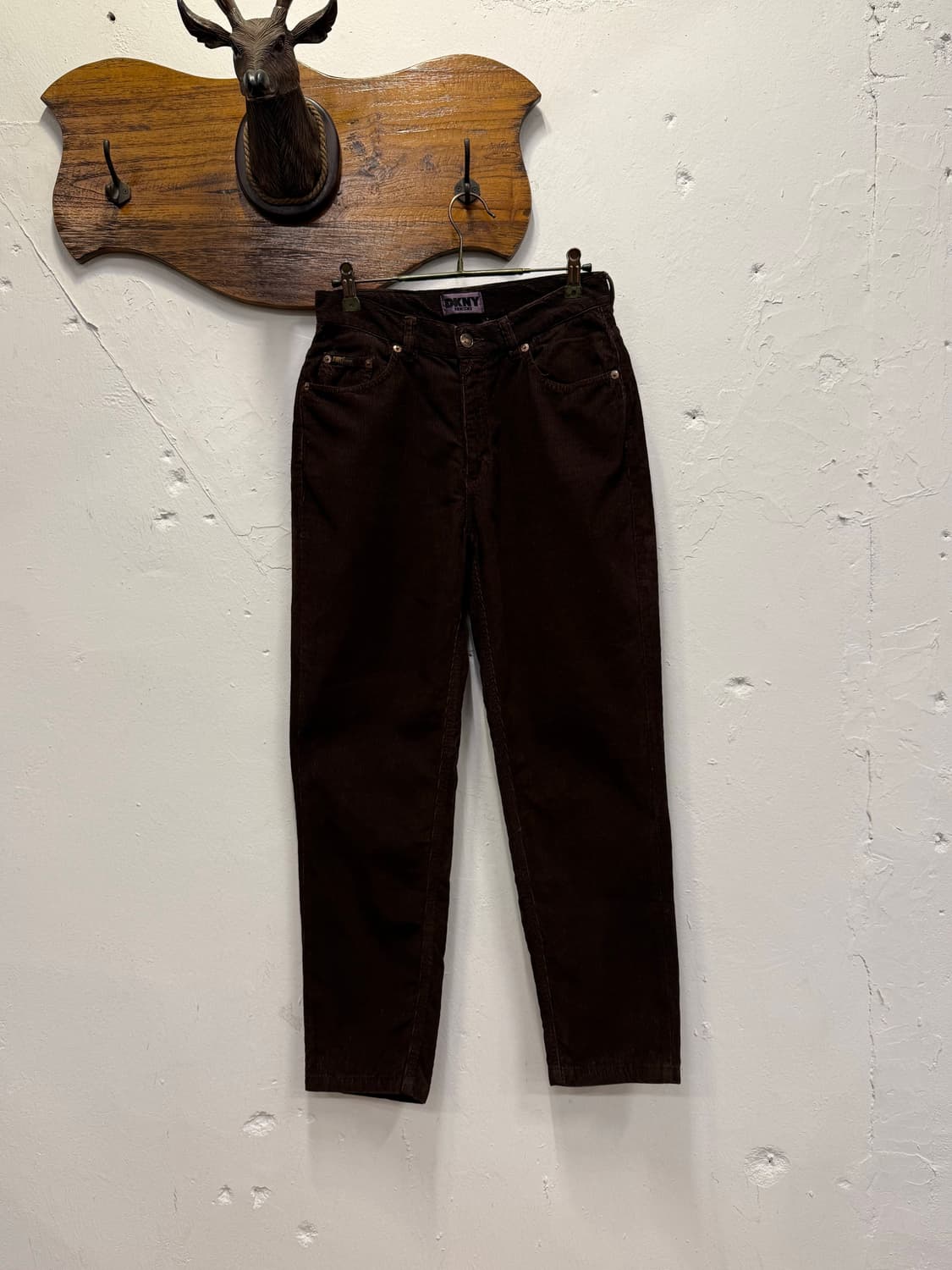 26.5) DKNY Dark Brown Corduroy Pants 상품이미지5