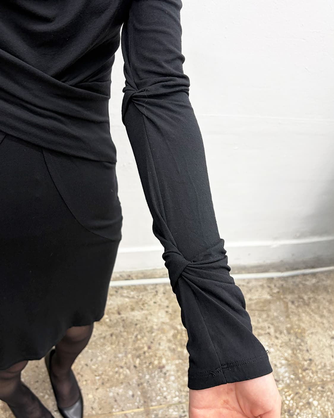 파트리지아 페페 셔링 디테일 드레스 상품이미지6