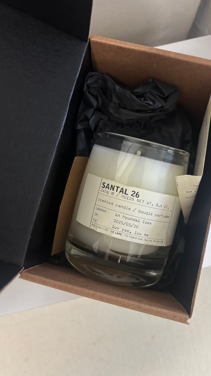 르라보 상탈26 캔들 새상품 상품이미지1