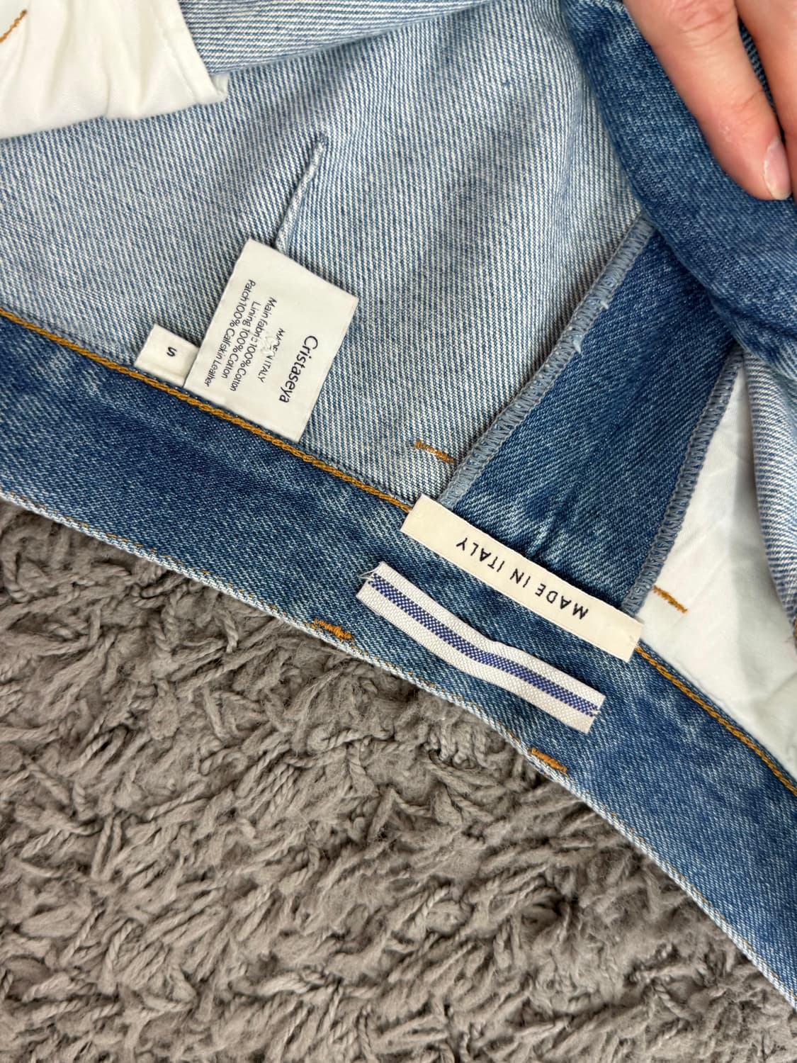 크리스타세야 데님진 s 상품이미지6