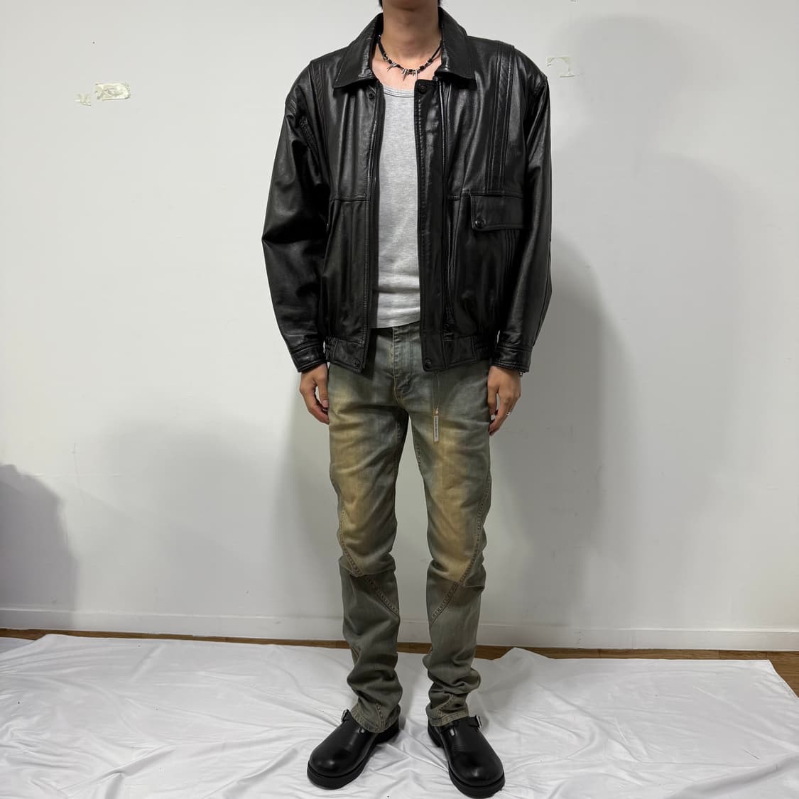스파지오 A2 레더자켓  상품이미지5