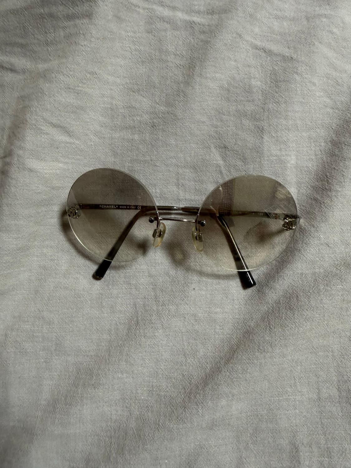 빈티지 샤넬 SHANEL 4056 라운드 무테 선글라스 상품이미지2
