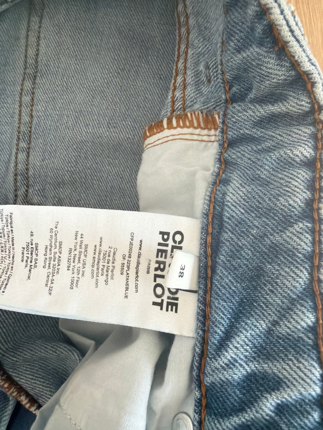 CLAUDIE PIERLOT 클로디 피에로 여름 청바지 38 상품이미지4