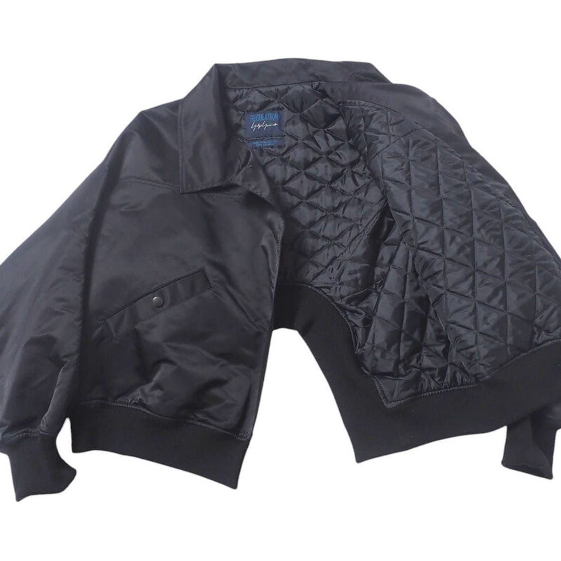 요지야마모토  Size 2 Regulation Crop Padded Jk 상품이미지3