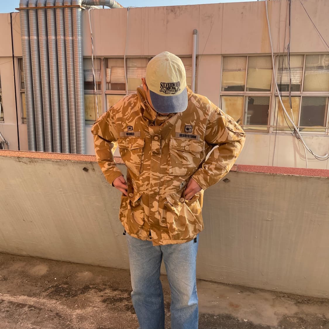 90s 더블탭스 데저트 카모 필드자켓 상품이미지1