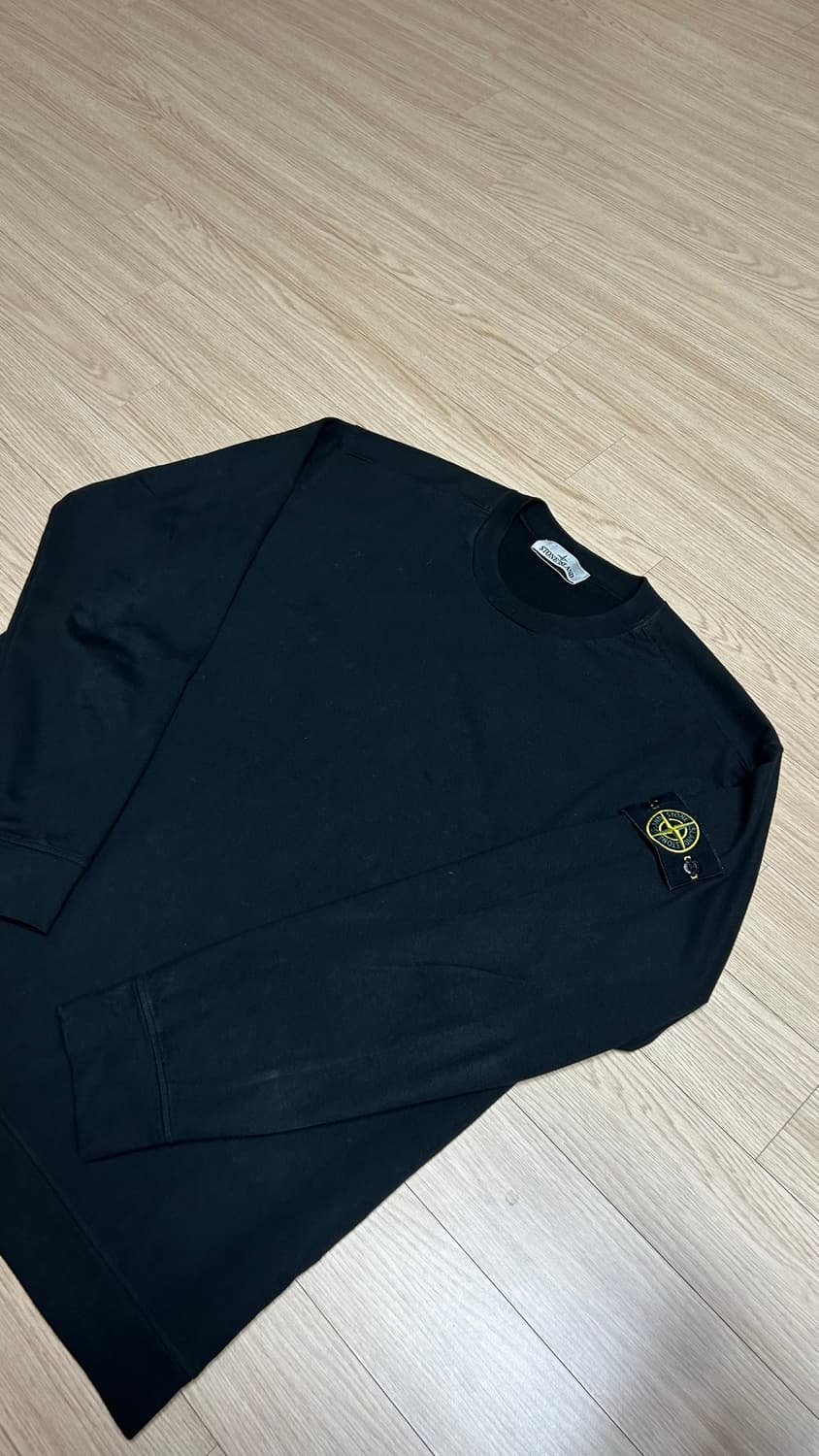 [XL] 스톤아일랜드 맨투맨 블랙 상품이미지2