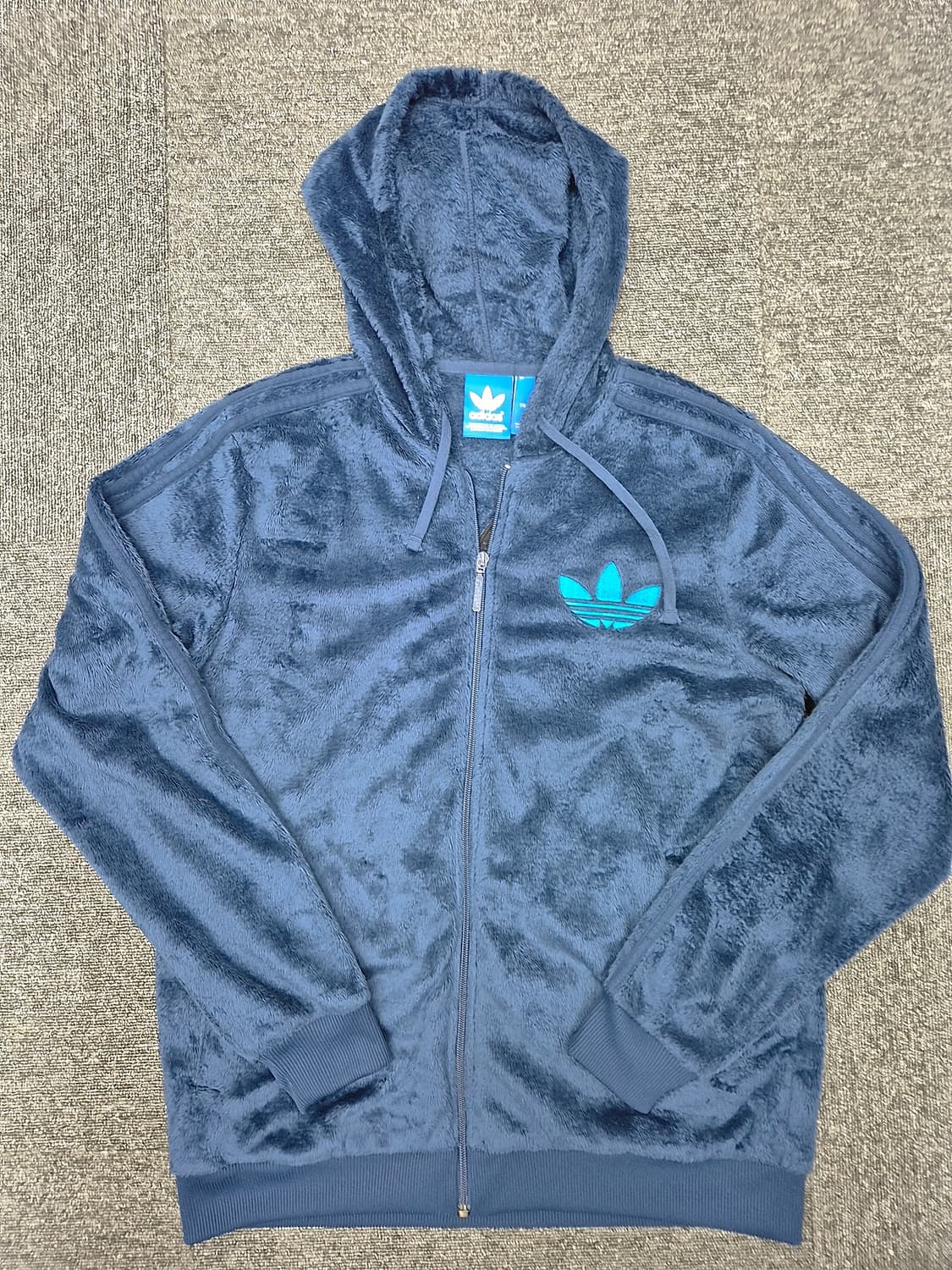 [110]<아디다스> 블루 후드 집업 상품이미지1