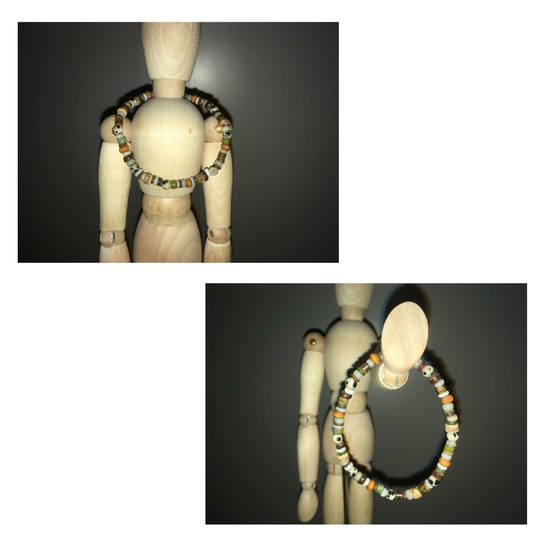 [악] 빈티지 믹스비즈 팔찌 상품이미지2