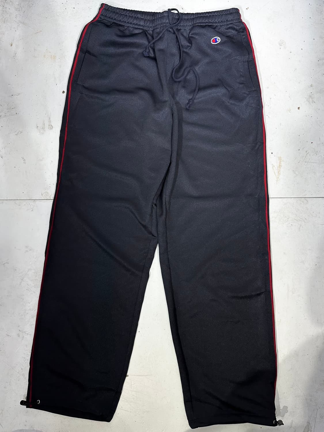챔피온 블랙 데드스탁 레드 사이드 라인 트레이닝 팬츠 추리닝 바지 L 상품이미지4