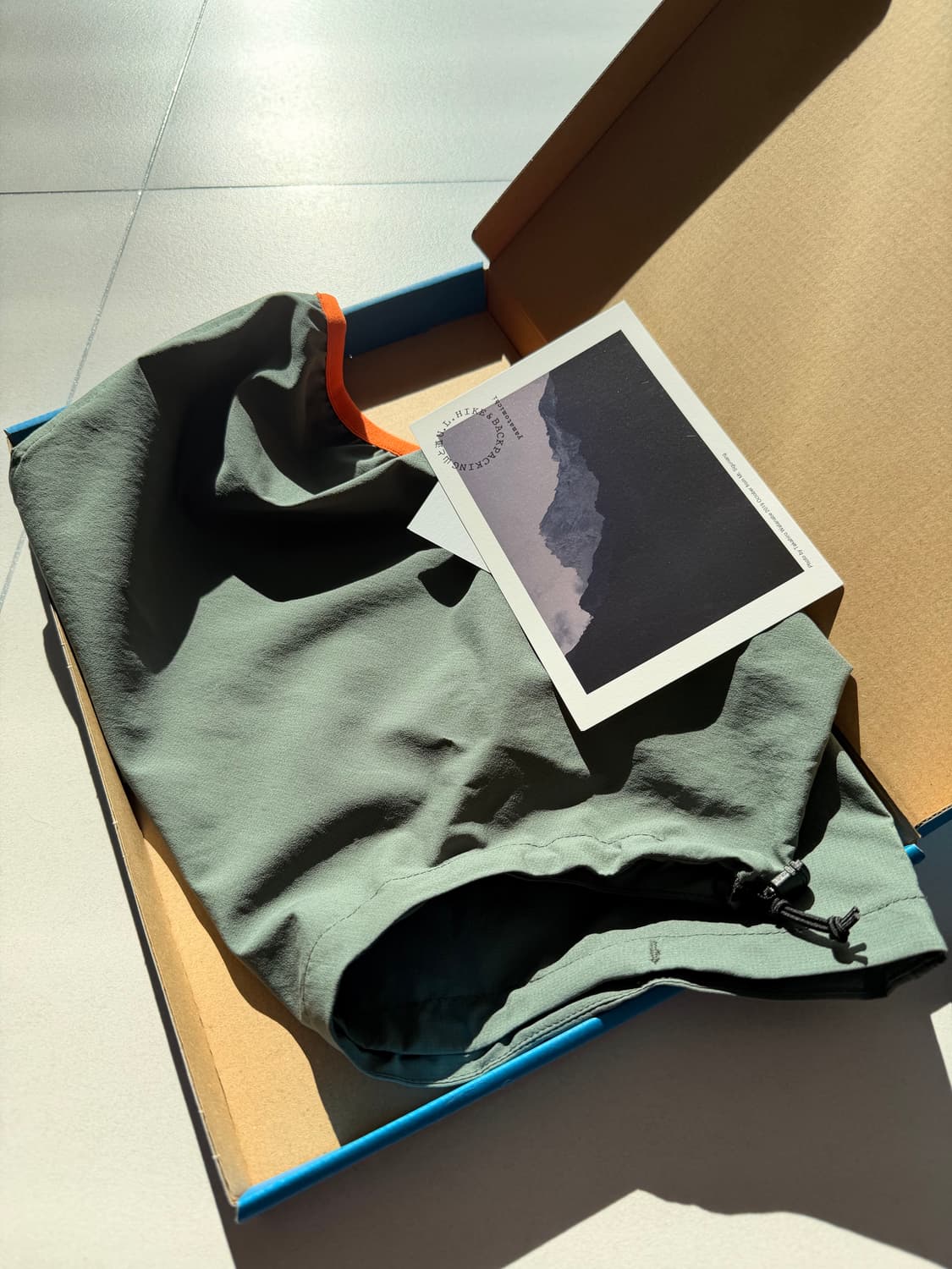 야마토미치 온니후드 슬레이트카키 일본 등산 모자 상품이미지1