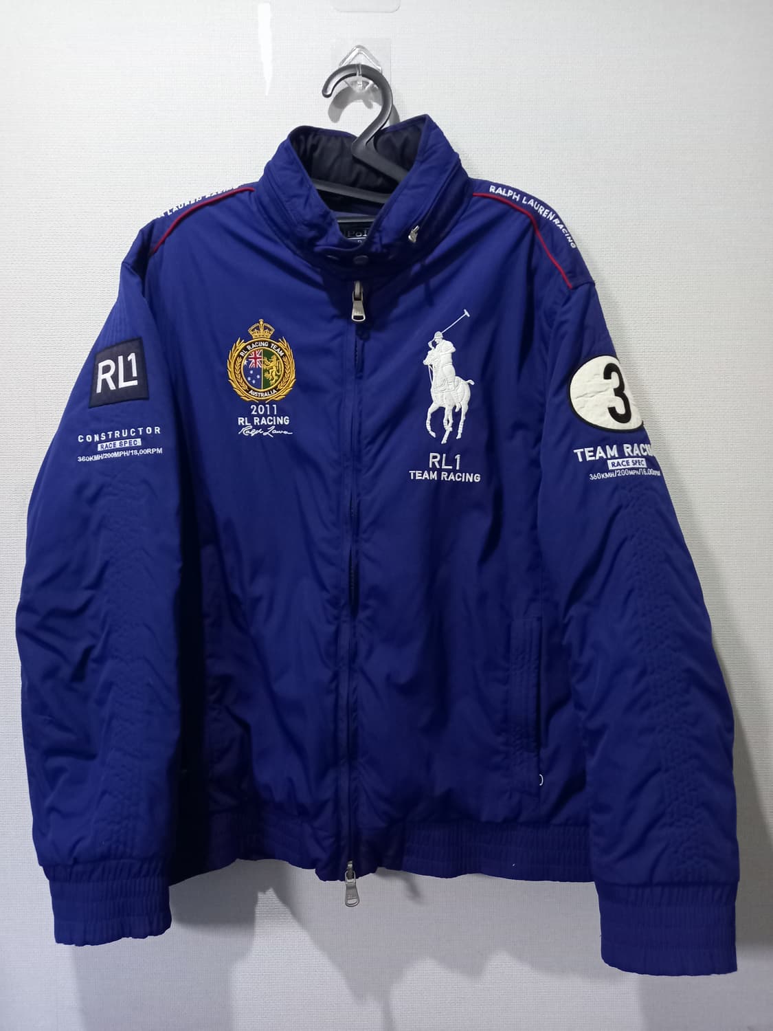 폴로 POLO 랄프로렌 빅포니 레이싱 점퍼 자켓 100/L 상품이미지1