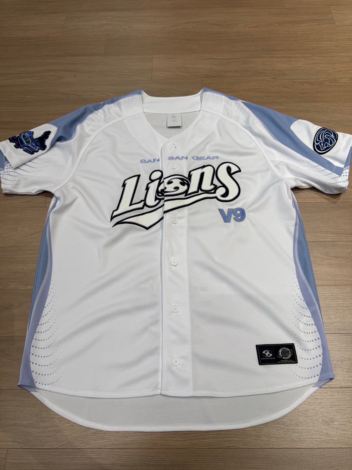 산산기어 x 삼성라이온즈 저지 화이트 상품이미지3