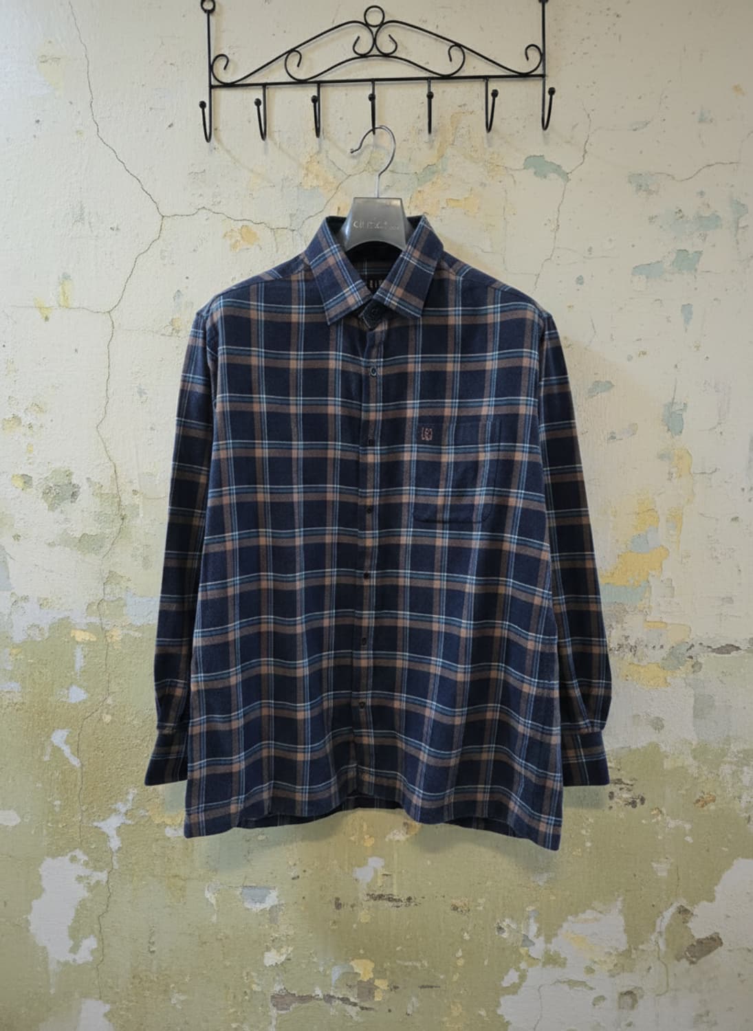 닥스 남성 체크 플란넬 셔츠 100 상품이미지1