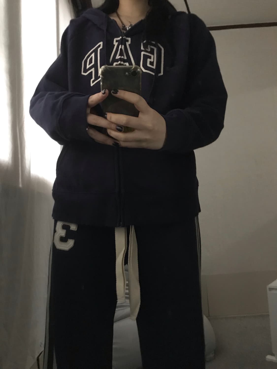 갭 네이비 후드집업 상품이미지5