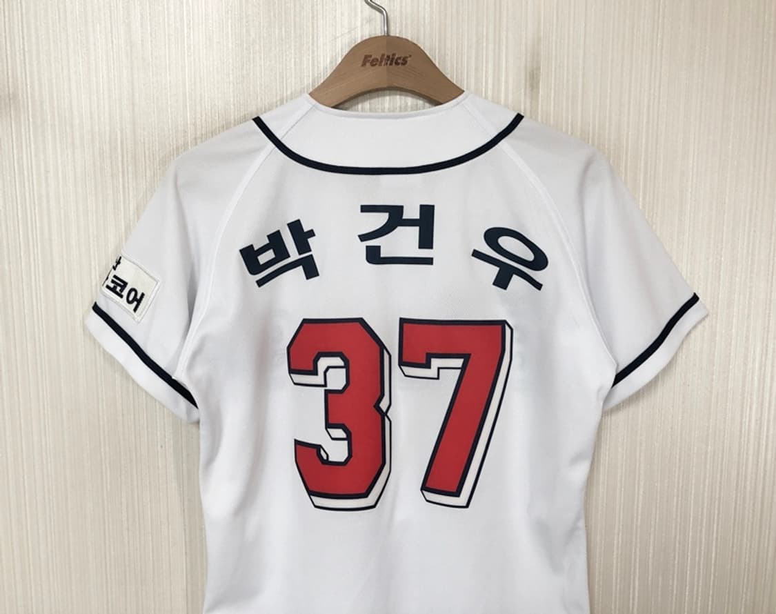 KBO 두산베어스 홈유니폼/져지 11호(85) #37 박건우 상품이미지9