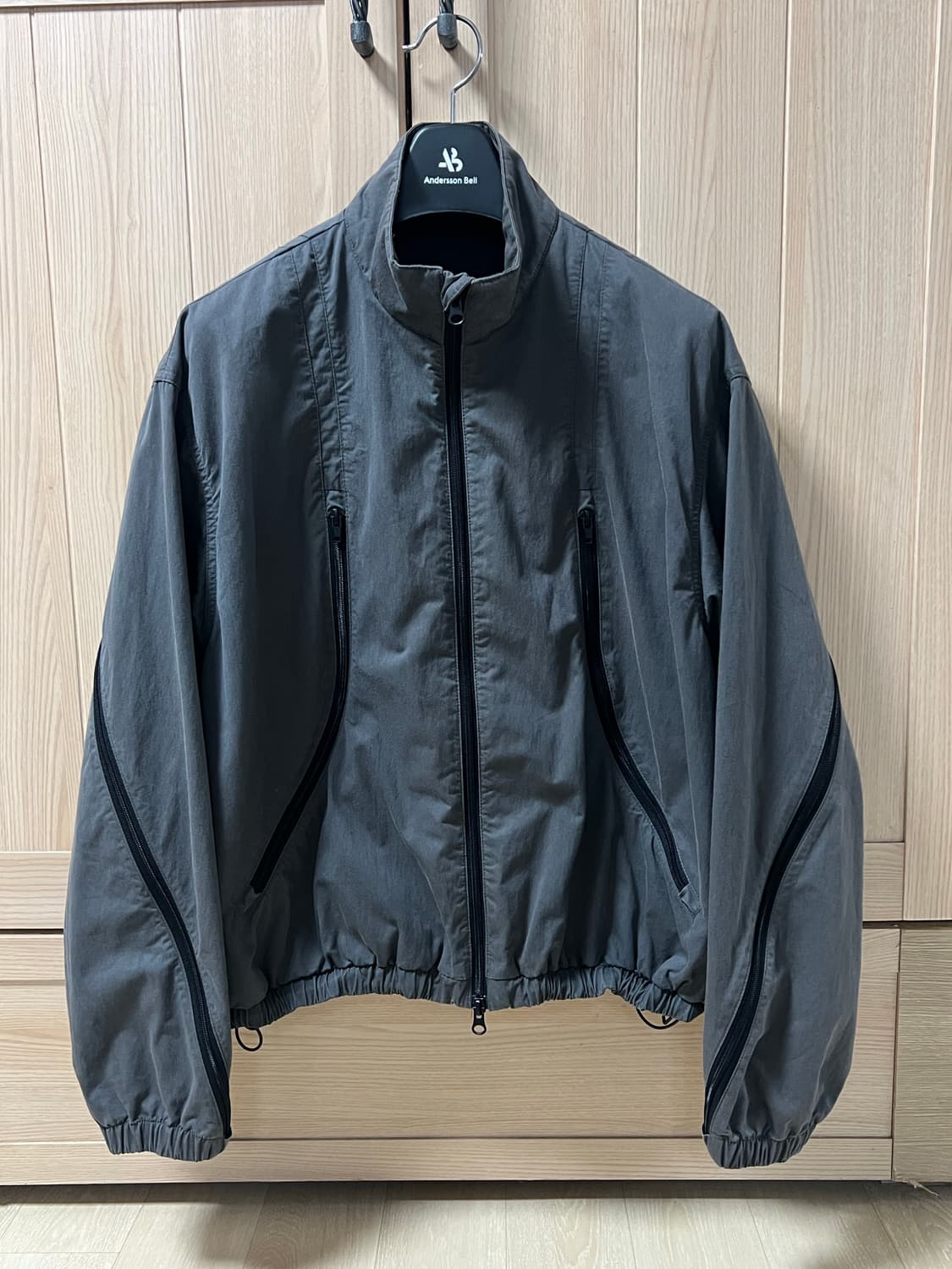 쿠어 멀티 집업 블루종 다크그레이 M 상품이미지3