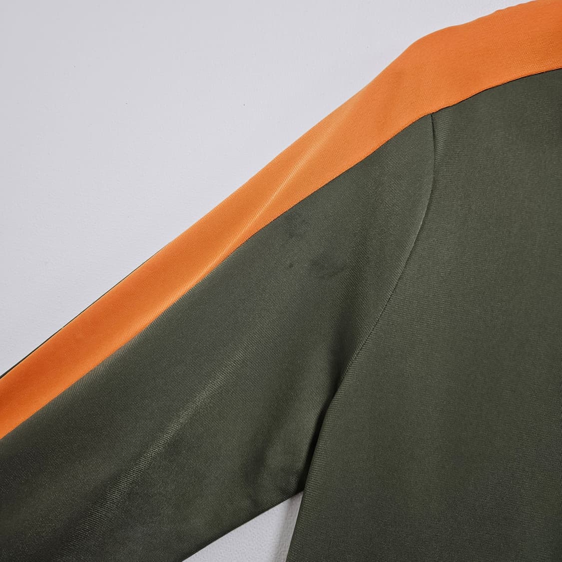 95 대장급 푸마 카키 오렌지 빈티지 져지 트랙탑 상품이미지4