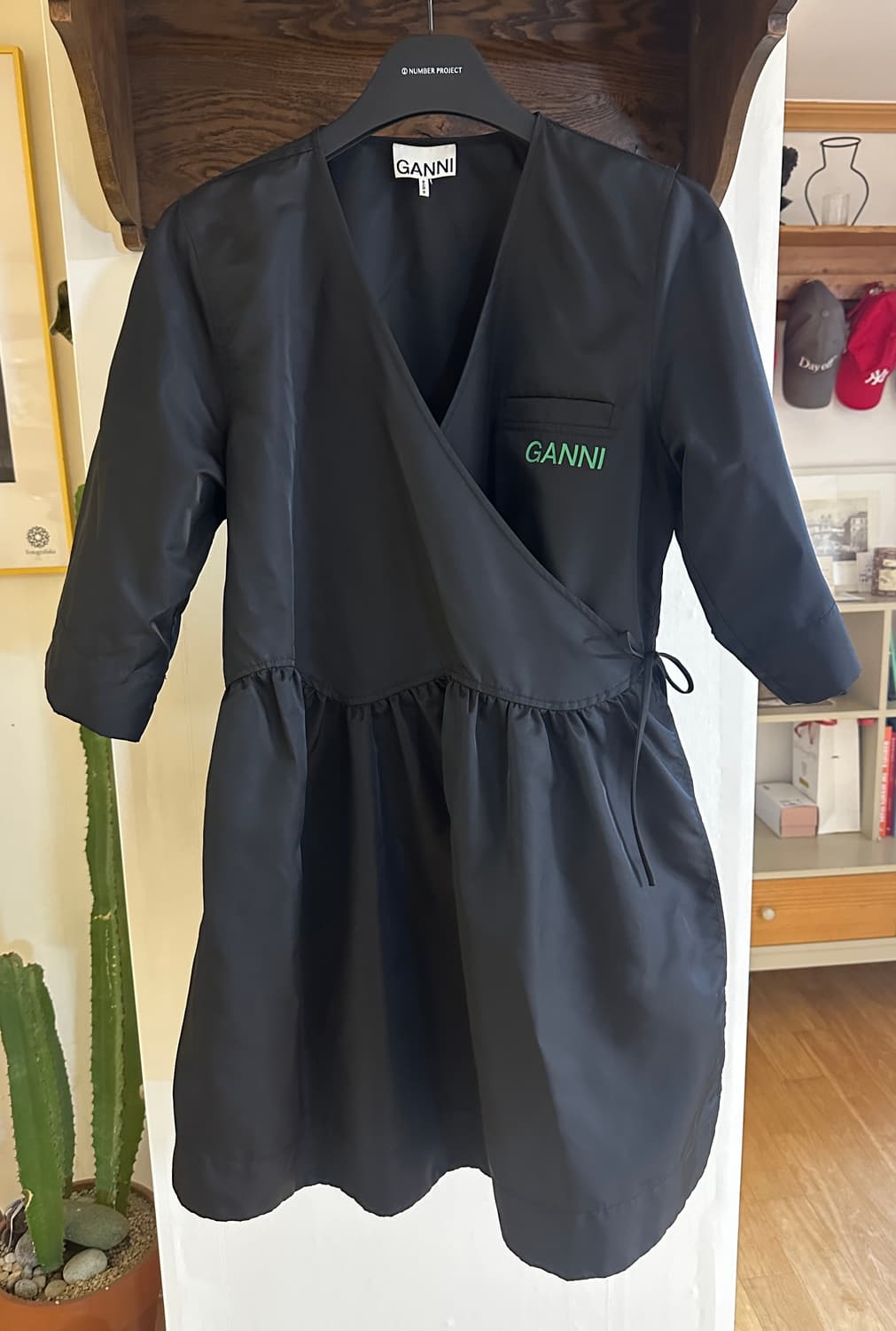 GANNI 가니 랩 원피스 (S/ M) 상품이미지1