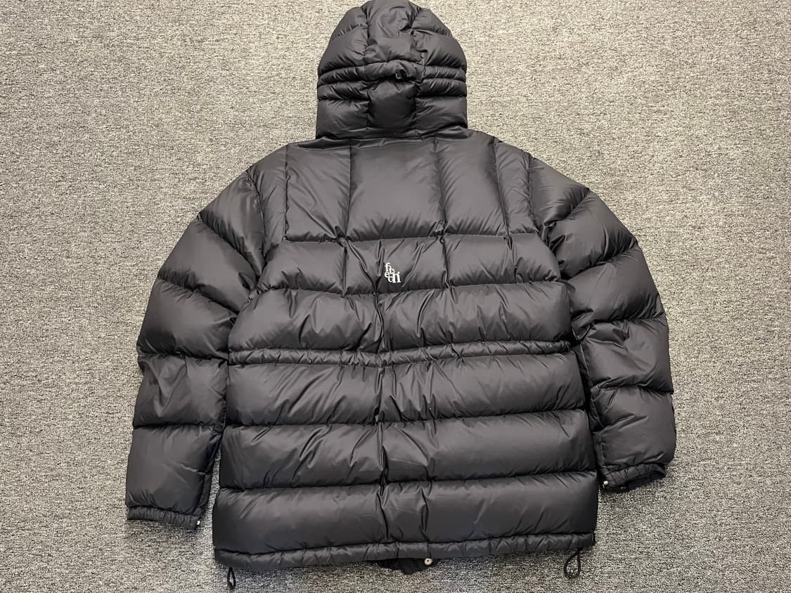 [105] FETCH SUNDAY 패치 블랙 후드 패딩 L 상품이미지7