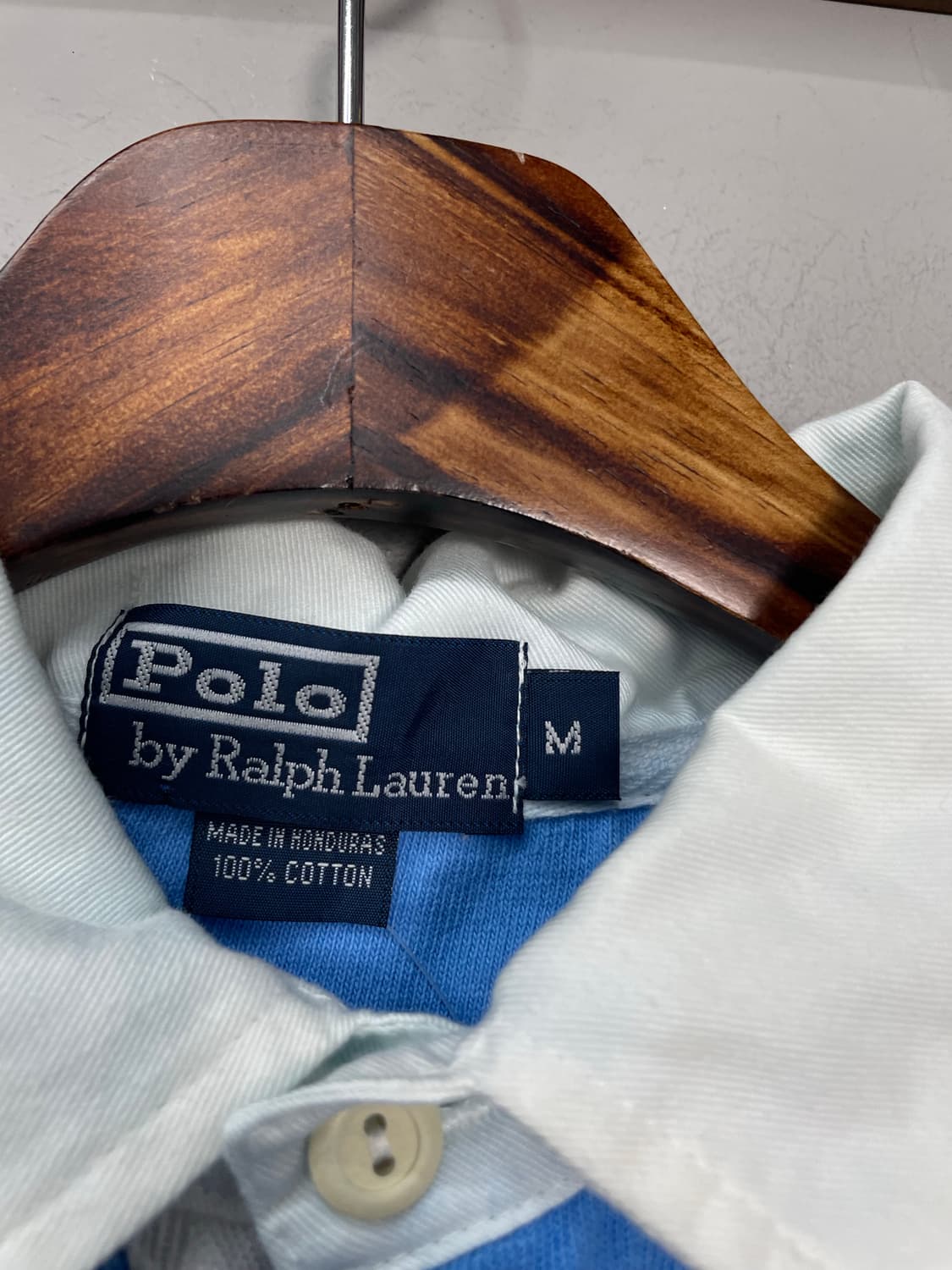 폴로 랄프로렌 스카이 블루 럭비 셔츠 H1613 상품이미지5