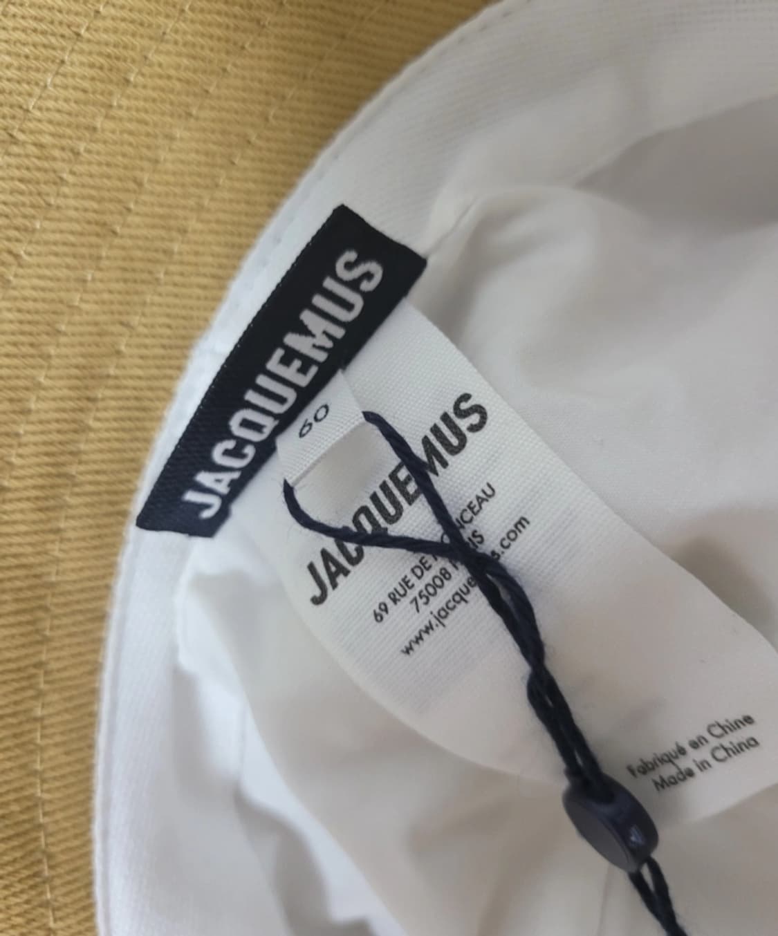 자크뮈스 버킷햇 르 밥 가조 베이지 60 상품이미지2