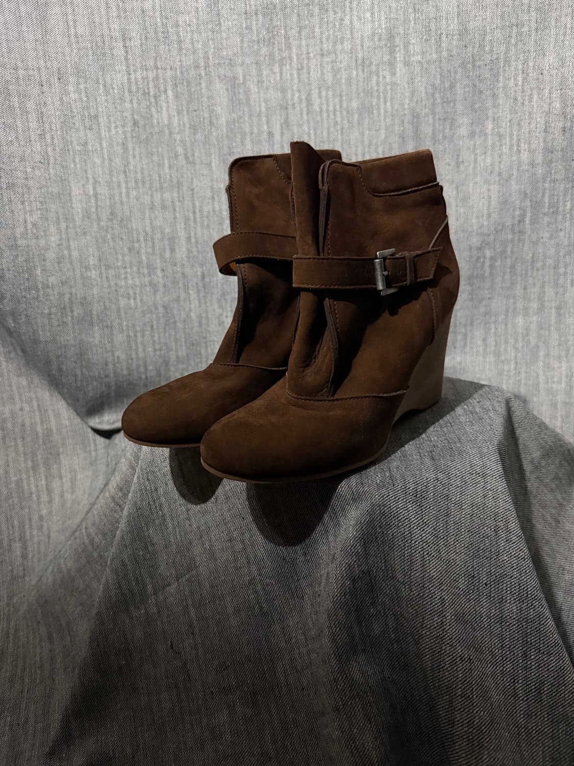 바네사브루노 스웨이드 웨지힐 상품이미지2