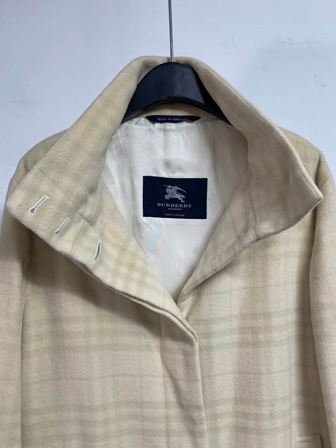 버버리 프로섬 노바체크 하이넥 울 롱 코트 (on.66) 상품이미지2