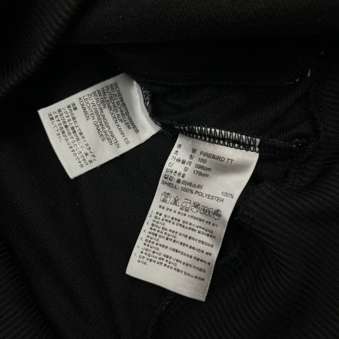 아디다스 여성 파이어버드 블랙 트랙탑 100 상품이미지7